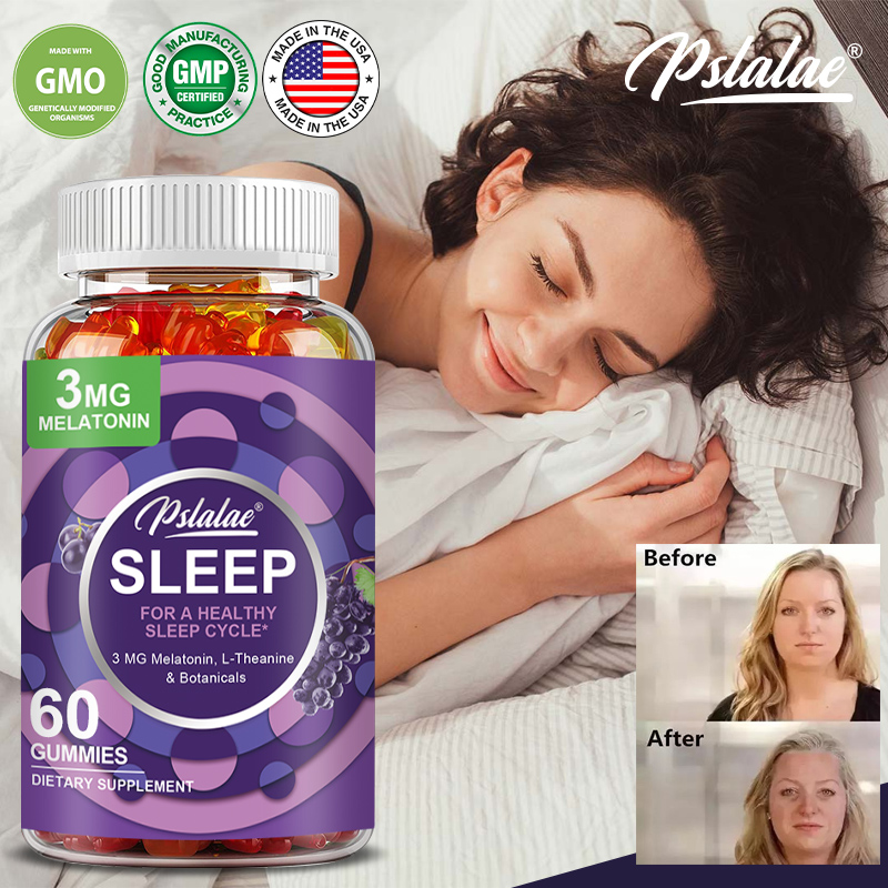 Melatonin Sleep Gummy - 수면 구미 - 휴식을 취하고, 스트레스를