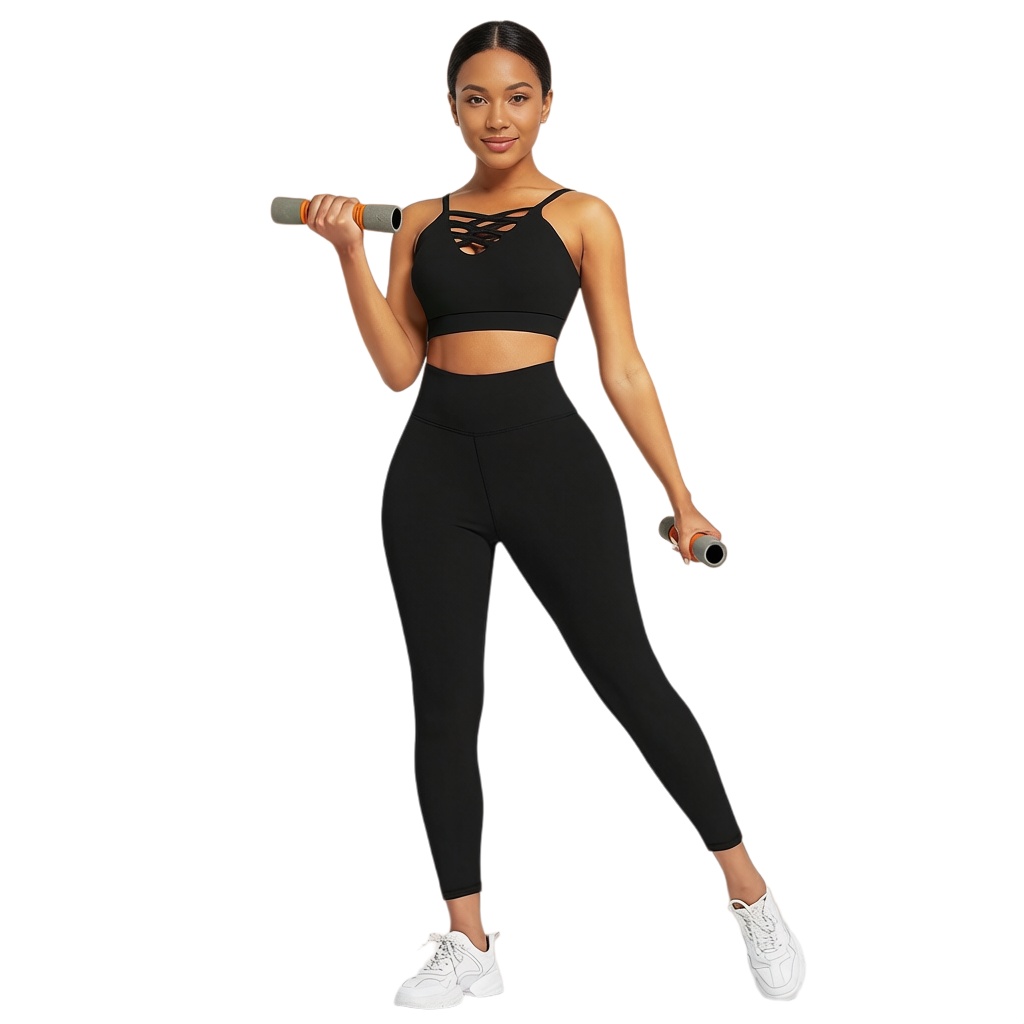 Fitness & Nutrition Lab Zapopan - 여성용 요가 피트니스 세트 3종 -