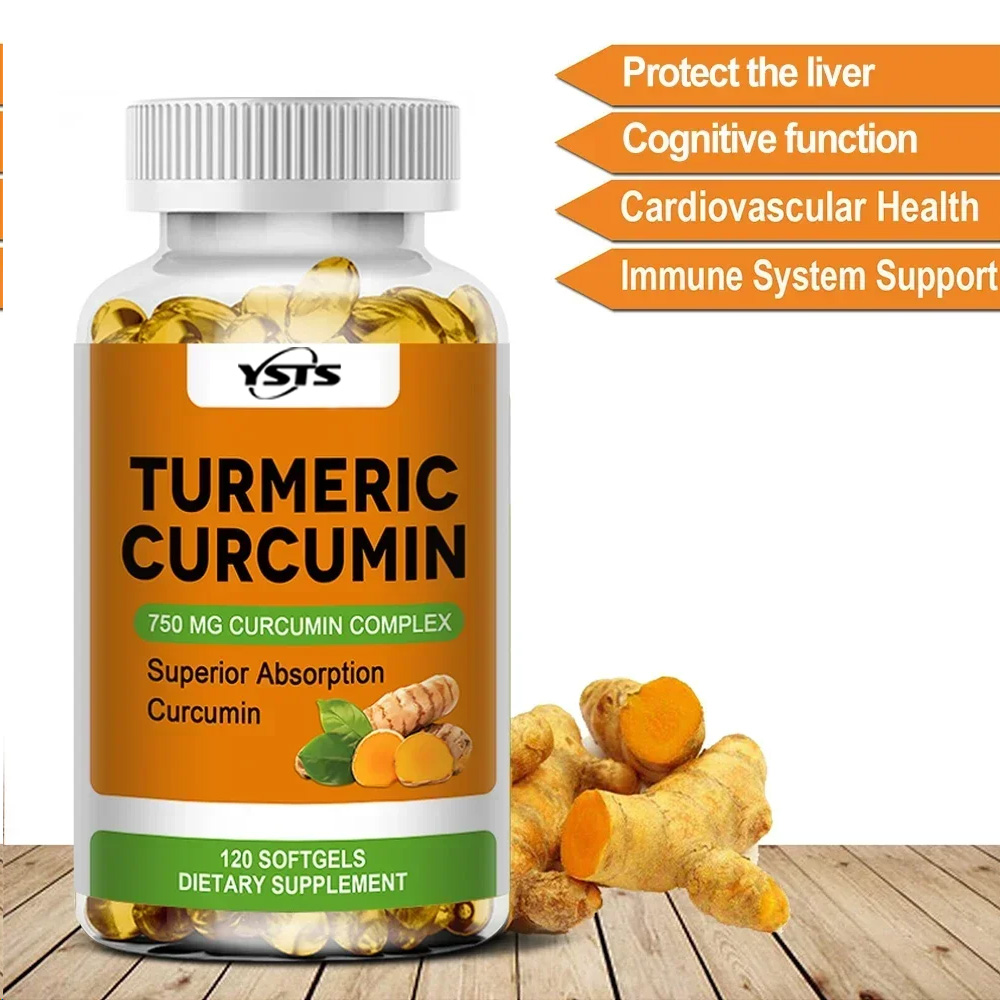 Turmeric Curcumin Capsule - 유기농 강황 커큐민 - 750mg 최고