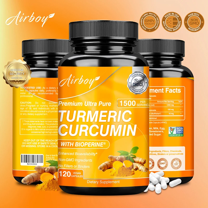Turmeric Curcumin Capsule - 강황 커큐민 캡슐 - 관절 염증