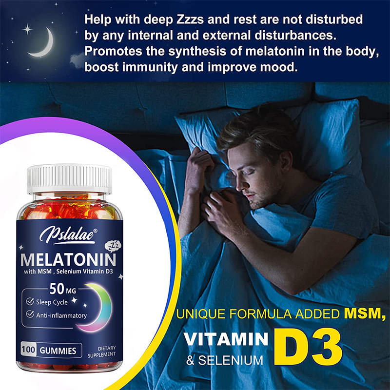 멜라토닌 구미 50mg - 수면 보조제, 수면의 질 개 - Melatonin Sleep Gummy 리뷰 및 가격