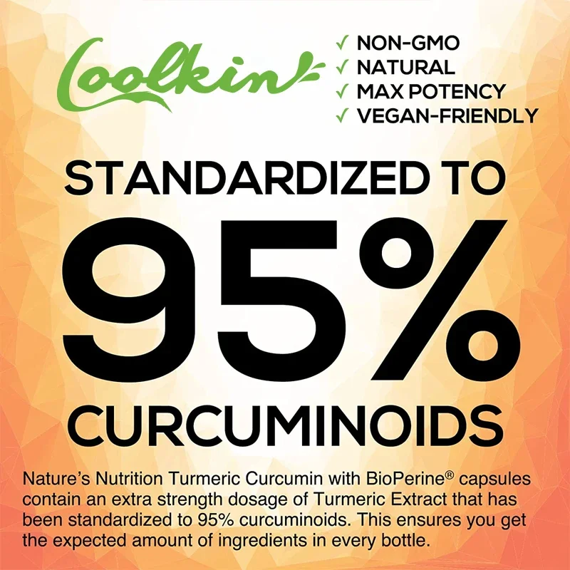 흑후추 함유 커큐민 보충제 2600mg, 95% 커큐민 - Turmeric Curcumin Capsule 리뷰 및 가격