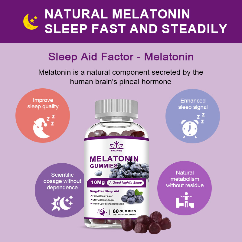 수면 멜라토닌 구미 10mg 더 빨리 잠들고, 더 오래 - Melatonin Sleep Gummy 리뷰 및 가격