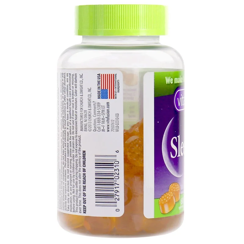 아메리칸 비타퓨전 슬립웰 스위츠 멜라토닌 3mg 60구 - Melatonin Sleep Gummy 리뷰 및 가격