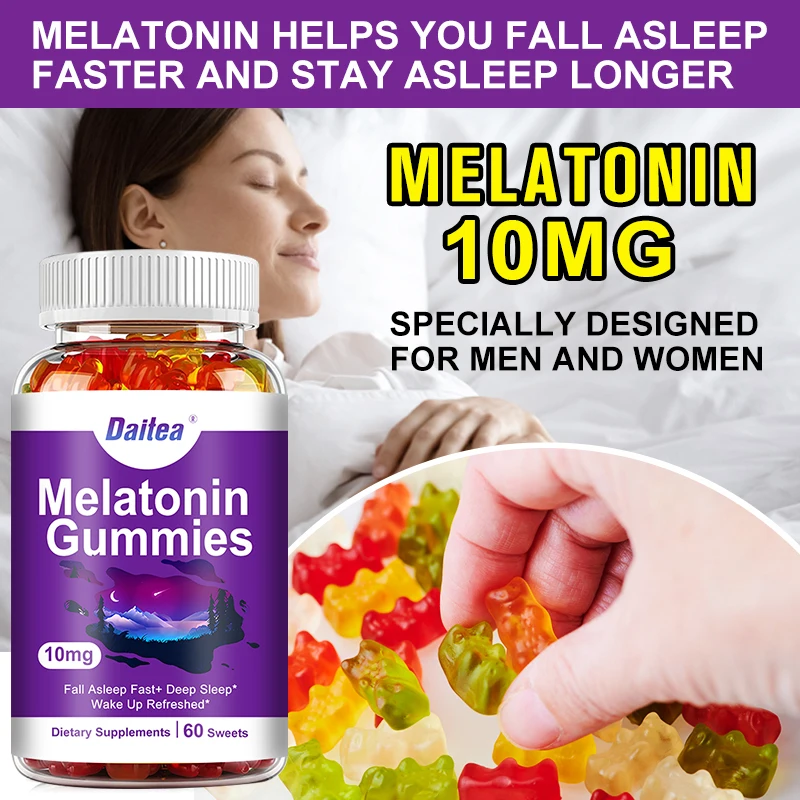 멜라토닌 10mg 보충제 |   수면의 질과 집중력을  - Melatonin Sleep Gummy 리뷰 및 가격