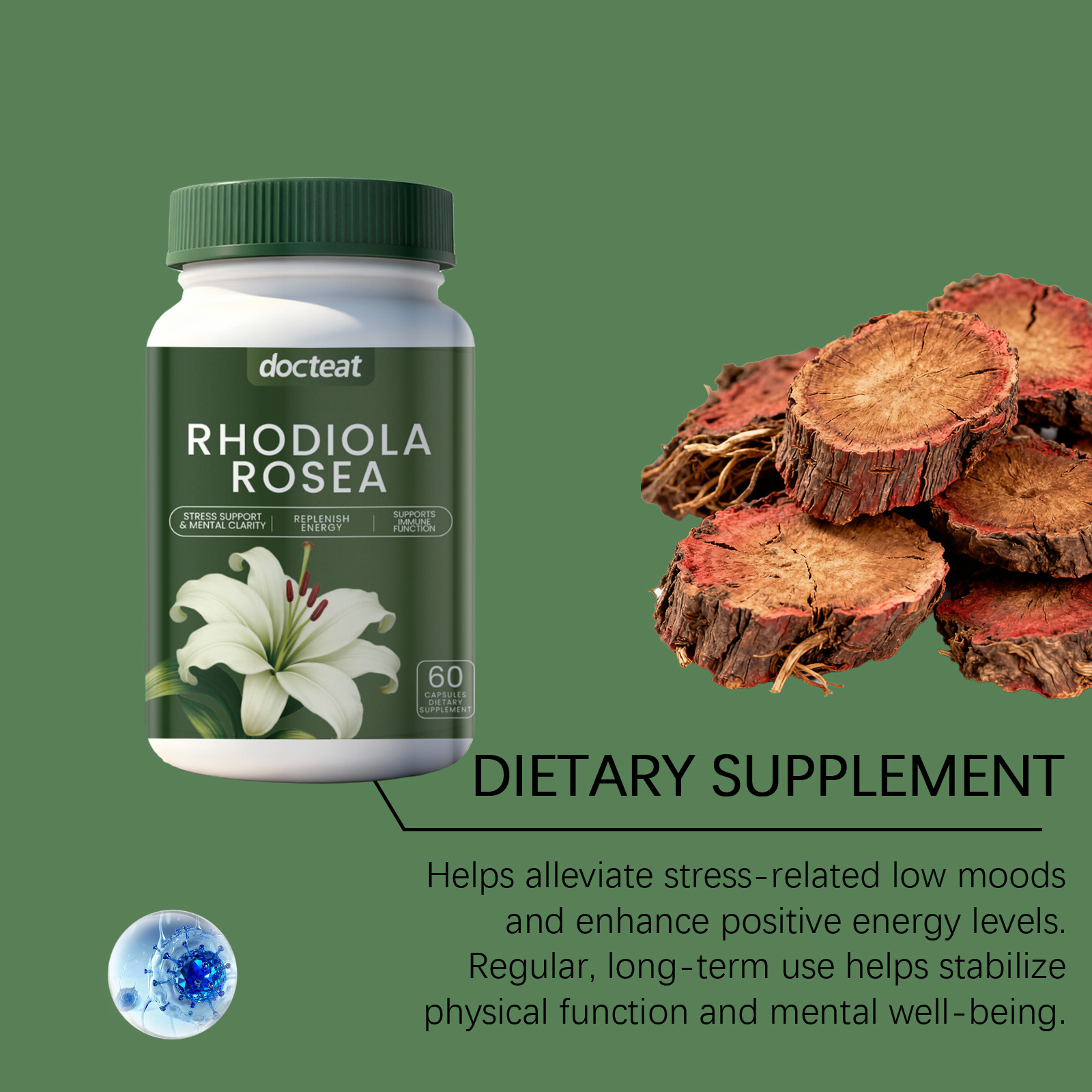 DOCTEAT 남성 건강 캡슐 기분 개선, 집중력 향상 - Nutrition Fitness And Health 리뷰 및 가격