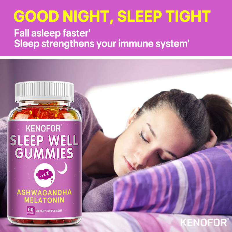 멜라토닌 + 아슈와간다 구미 - 수면의 질 향상, 깊은 - Melatonin Sleep Gummy 리뷰 및 가격