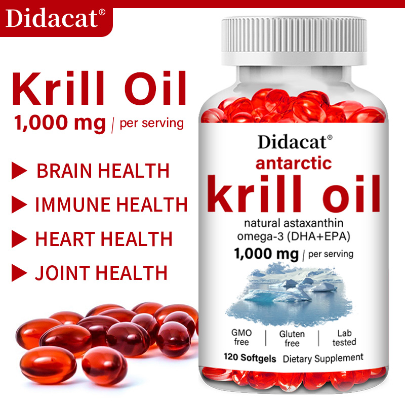 남극 크릴 오일 보충제, 오메가 3 EPA, DHA,  - Krill Oil Supplement 리뷰 및 가격