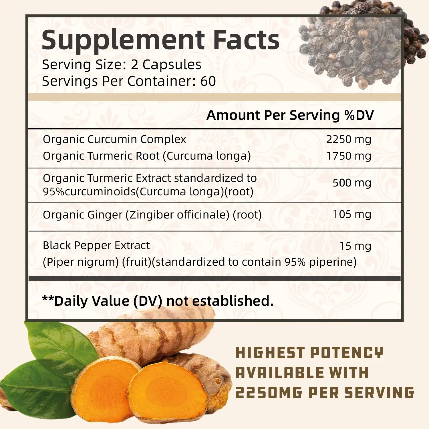 강황 커큐민 - 95% 커큐민 함유, 바이오페린 - 최 - Turmeric Curcumin Capsule 리뷰 및 가격