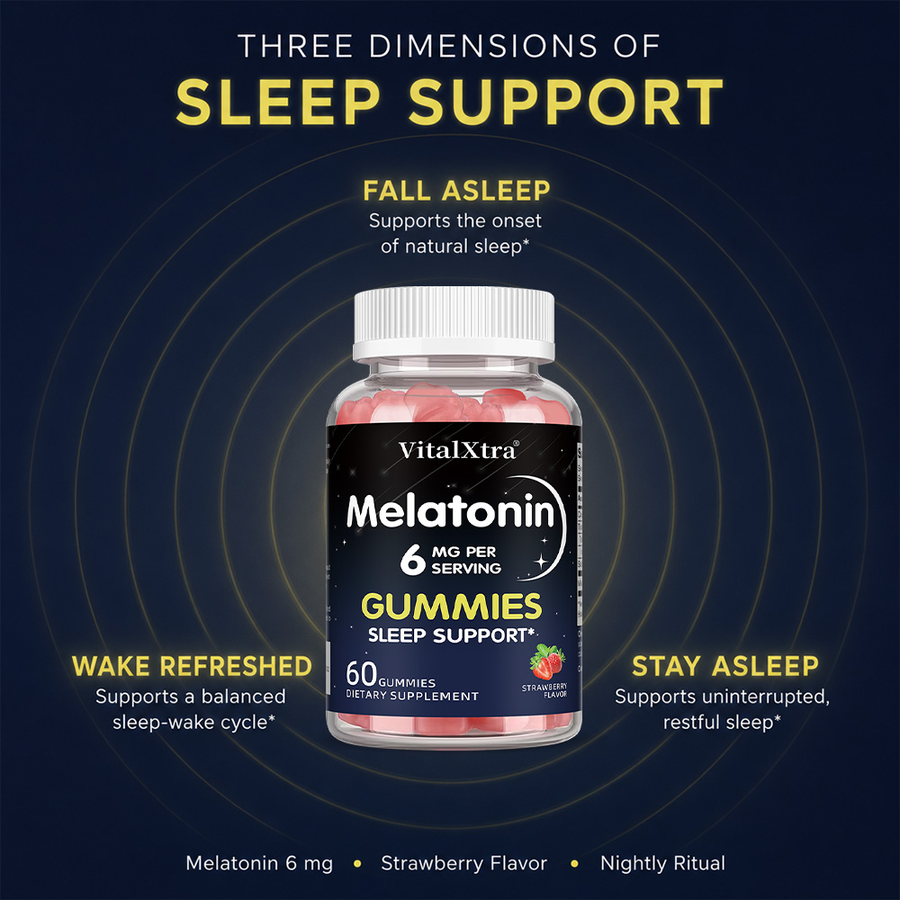 멜라토닌 구미 6mg, 자연스러운 밤의 휴식 지원, 일 - Melatonin Sleep Gummy 리뷰 및 가격