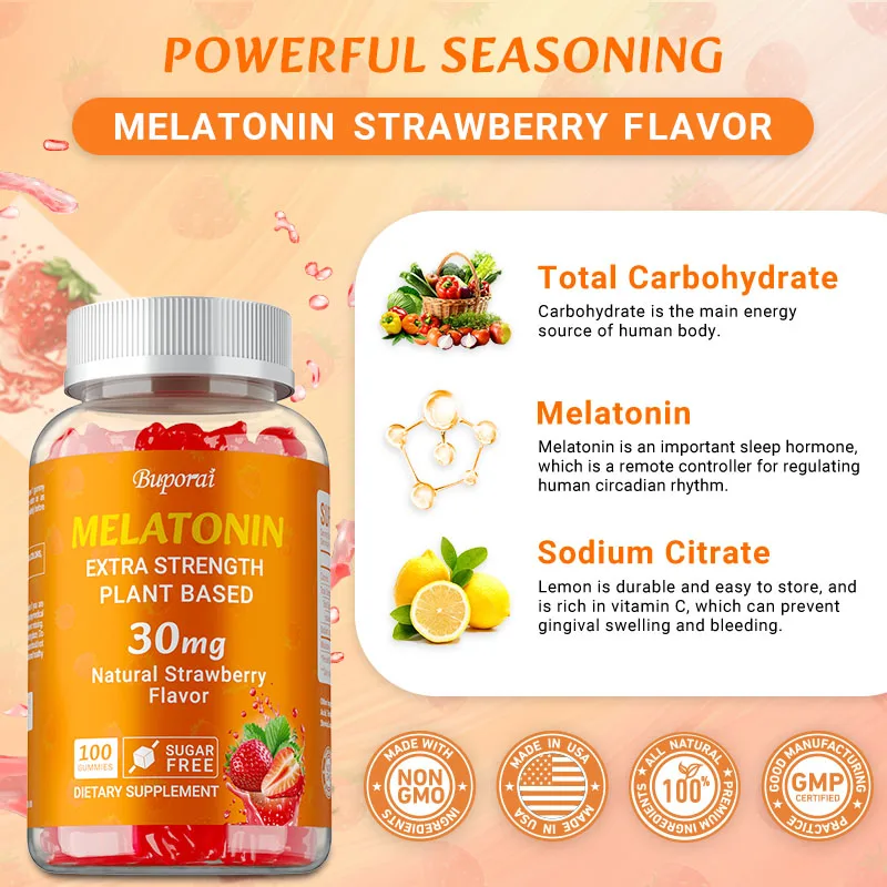 멜라토닌 30mg - 불안과 스트레스 완화, 수면의 질 - Melatonin Sleep Gummy 리뷰 및 가격