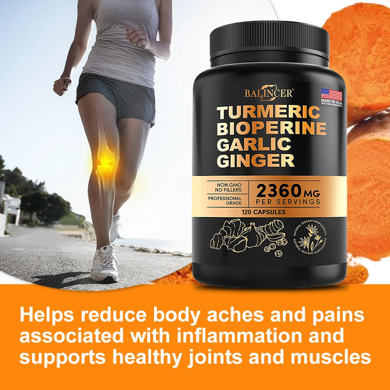 강황 커큐민 캡슐 - 생강, 마늘 & 흑후추, 관절 기 - Turmeric Curcumin Capsule 리뷰 및 가격