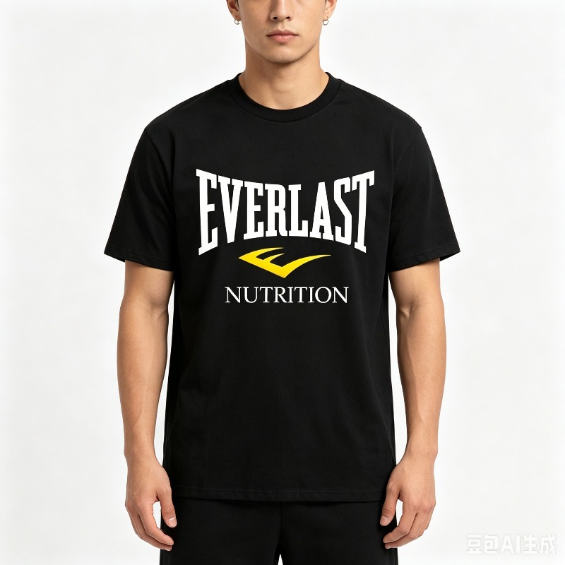 남성용 블랙 화이트 에버라스트 뉴트리션 프린트 티셔츠, - T Nutrition Fitness 리뷰 및 가격